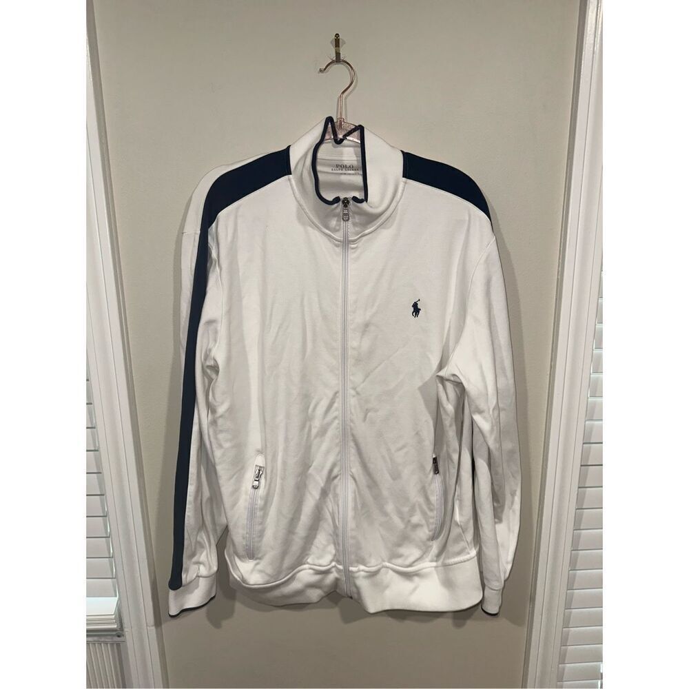 Ralph Lauren White Full Zip Size XL